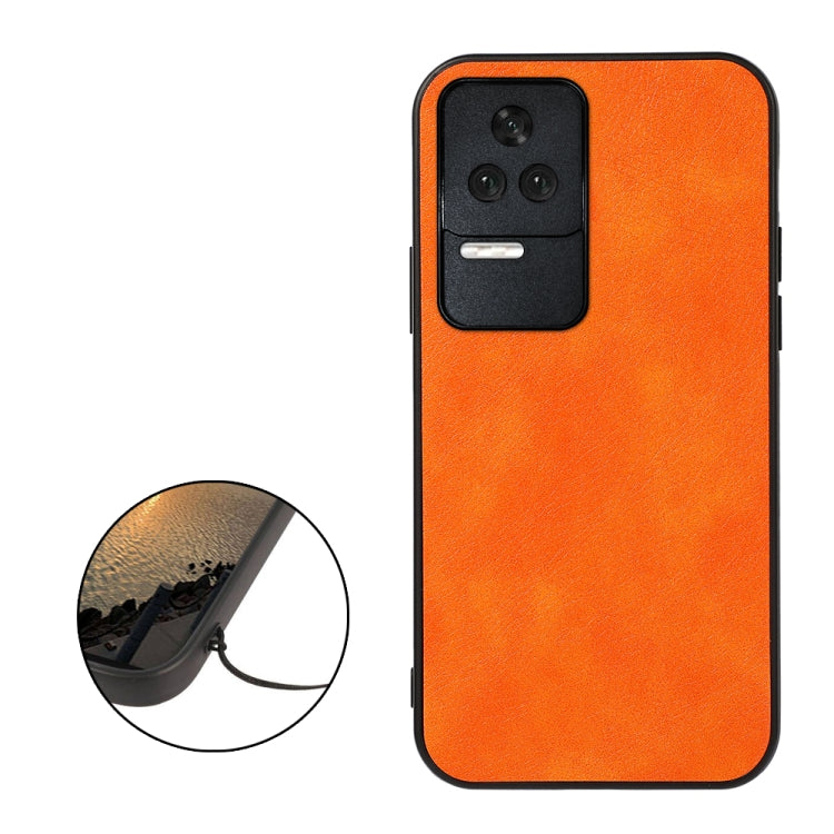 For Xiaomi Redmi K40S 5G Two-color Litchi Texture PU Phone Case