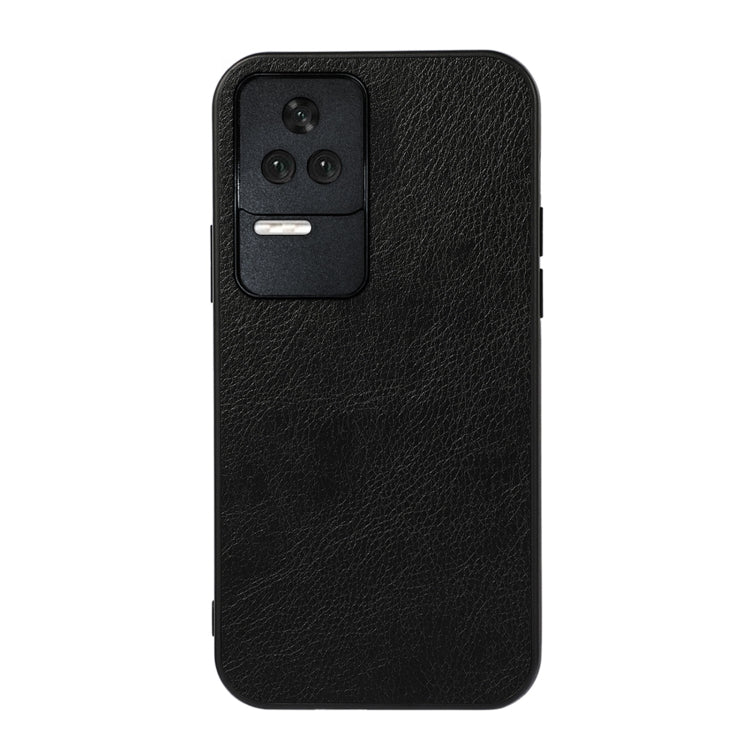 For Xiaomi Redmi K40S 5G Two-color Litchi Texture PU Phone Case