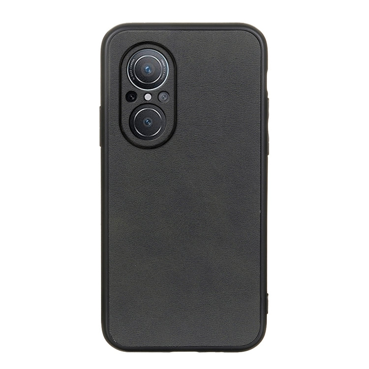 For Huawei nova 9 SE Fine Hole Version Two-color Cowhide Texture PU Shockproof Phone Case