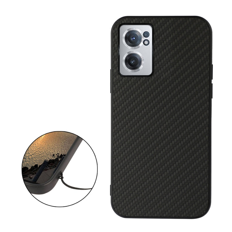 For OnePlus Nord CE 2 5G Carbon Fiber Texture Shockproof Phone Case