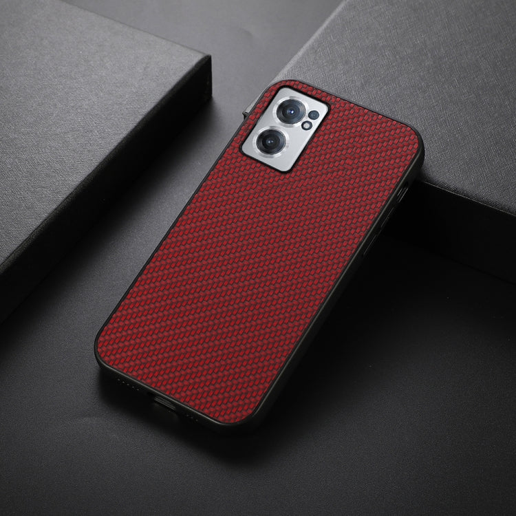 For OnePlus Nord CE 2 5G Carbon Fiber Texture Shockproof Phone Case