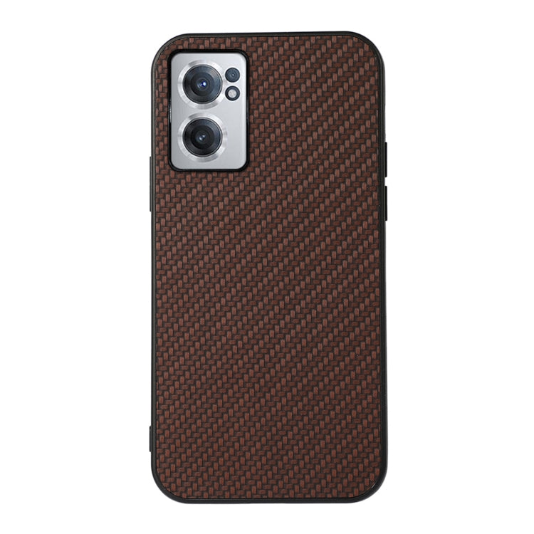 For OnePlus Nord CE 2 5G Carbon Fiber Texture Shockproof Phone Case
