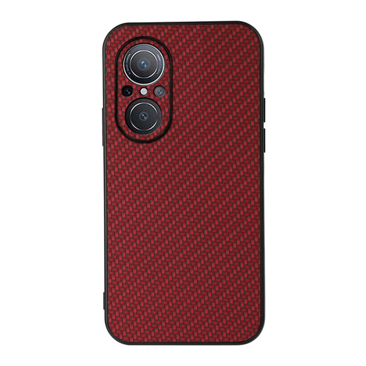 For Huawei nova 9 SE Fine Hole Carbon Fiber Texture Shockproof Phone Case