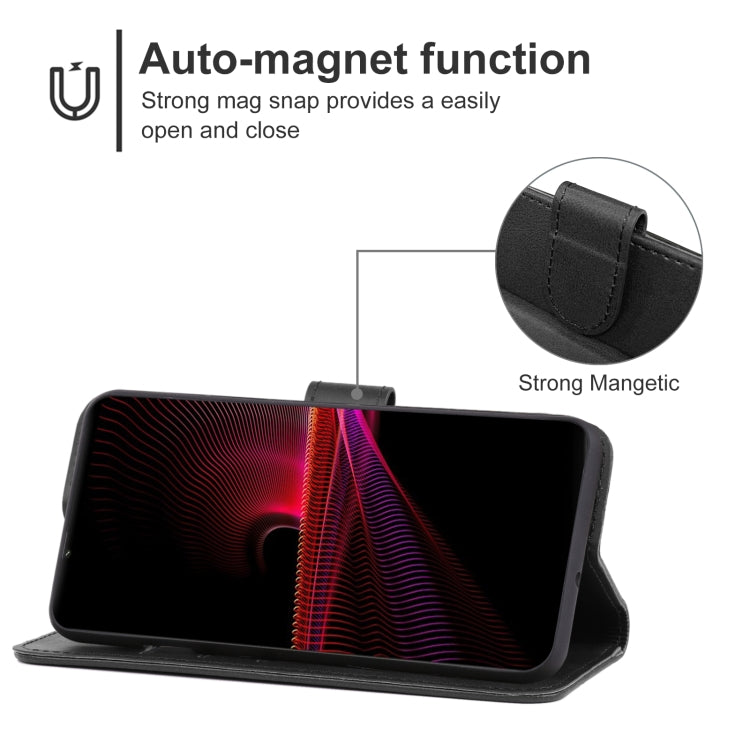 For Sony Xperia 1 IV Leather Phone Case