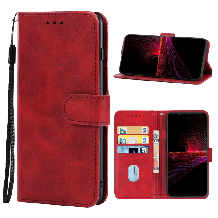 For Sony Xperia 1 IV Leather Phone Case