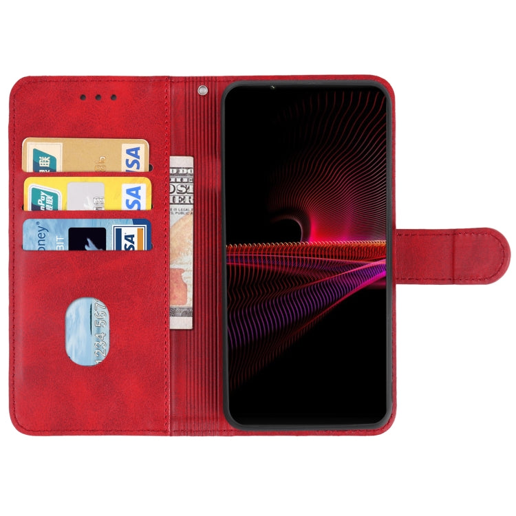 For Sony Xperia 1 IV Leather Phone Case