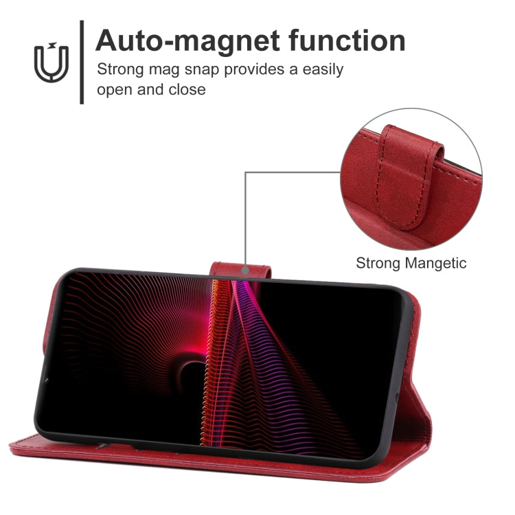 For Sony Xperia 1 IV Leather Phone Case