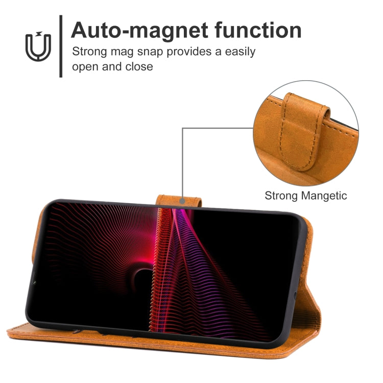 For Sony Xperia 1 IV Leather Phone Case