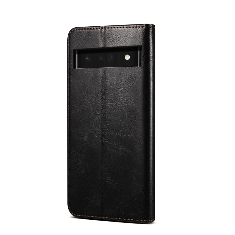 For Google Pixel 7 Pro 5G Oil Wax Crazy Horse Texture Leather Phone Case