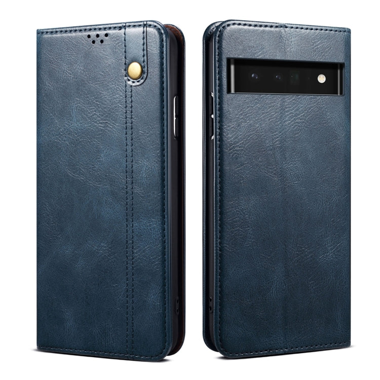 For Google Pixel 7 Pro 5G Oil Wax Crazy Horse Texture Leather Phone Case