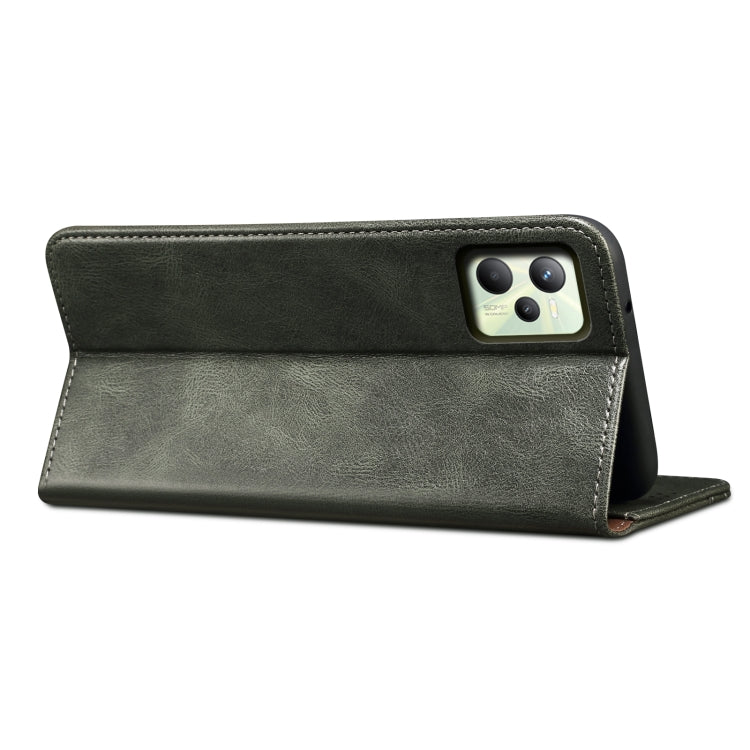 For Xiaomi Redmi 10C Oil Wax Crazy Horse Texture Leather Phone Case