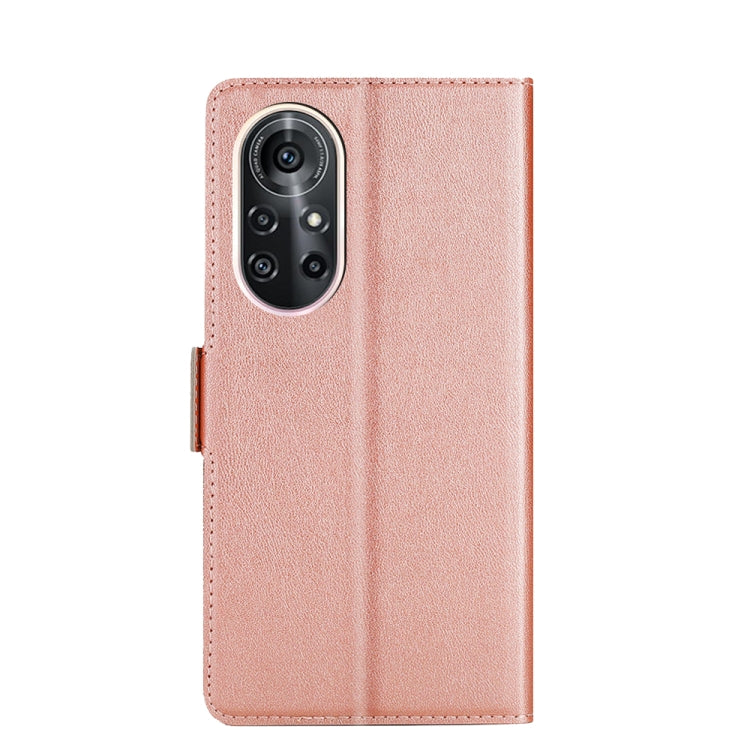 For Huawei nova 8 Pro 5G Ultra-thin Voltage Side Buckle PU + TPU Leather Phone Case