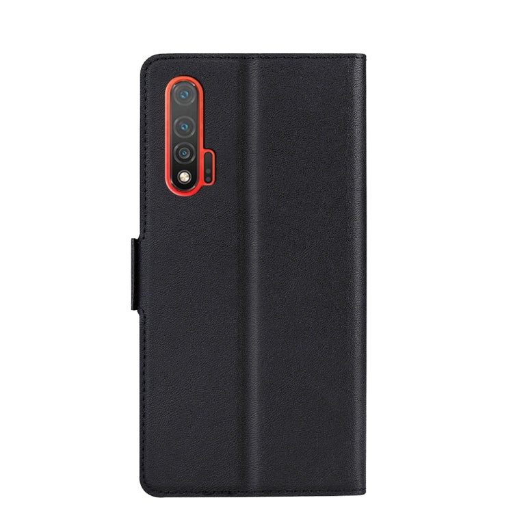 For Huawei nova 6 5G Ultra-thin Voltage Side Buckle PU + TPU Leather Phone Case