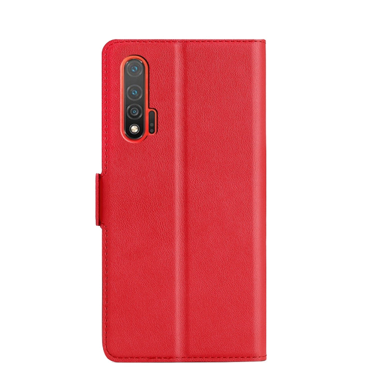 For Huawei nova 6 5G Ultra-thin Voltage Side Buckle PU + TPU Leather Phone Case