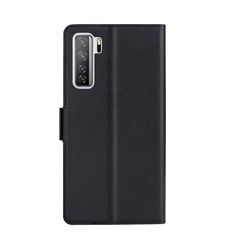 For Huawei nova 7 SE / P40 lite 5G Ultra-thin Voltage Side Buckle PU + TPU Leather Phone Case