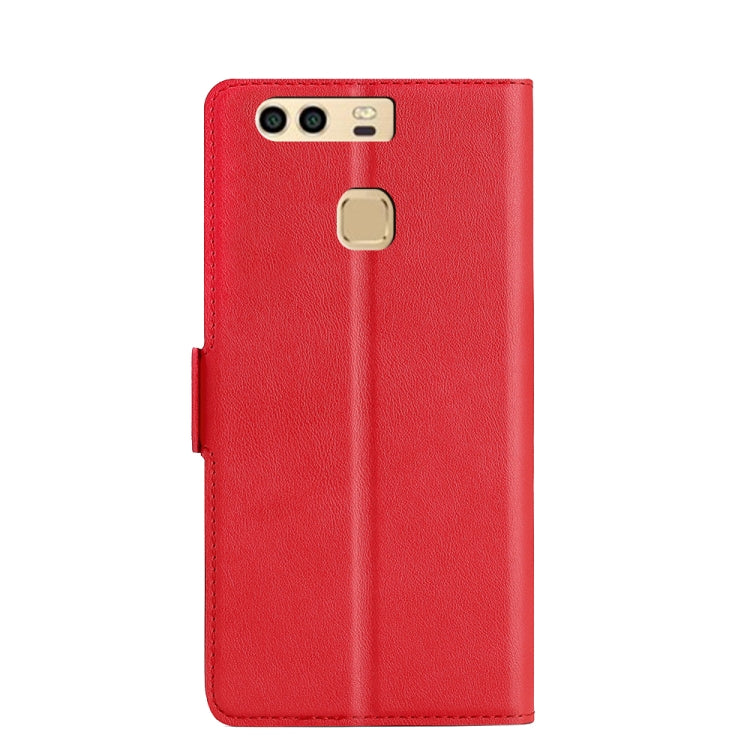 For Huawei P9 Ultra-thin Voltage Side Buckle PU + TPU Leather Phone Case