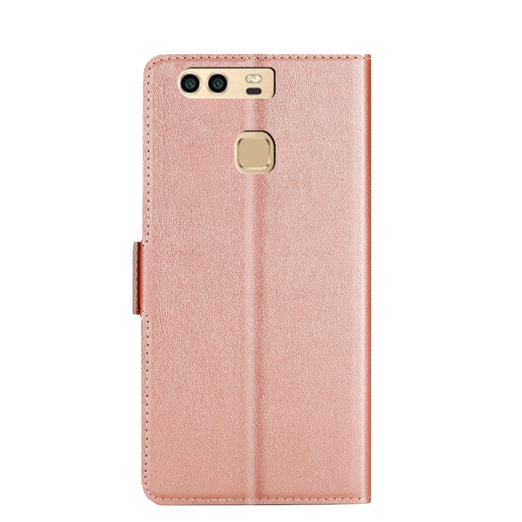For Huawei P9 Ultra-thin Voltage Side Buckle PU + TPU Leather Phone Case