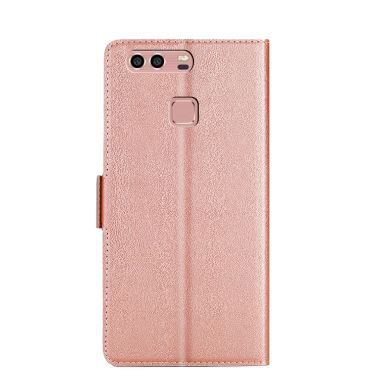 For Huawei P9 Plus Ultra-thin Voltage Side Buckle PU + TPU Leather Phone Case