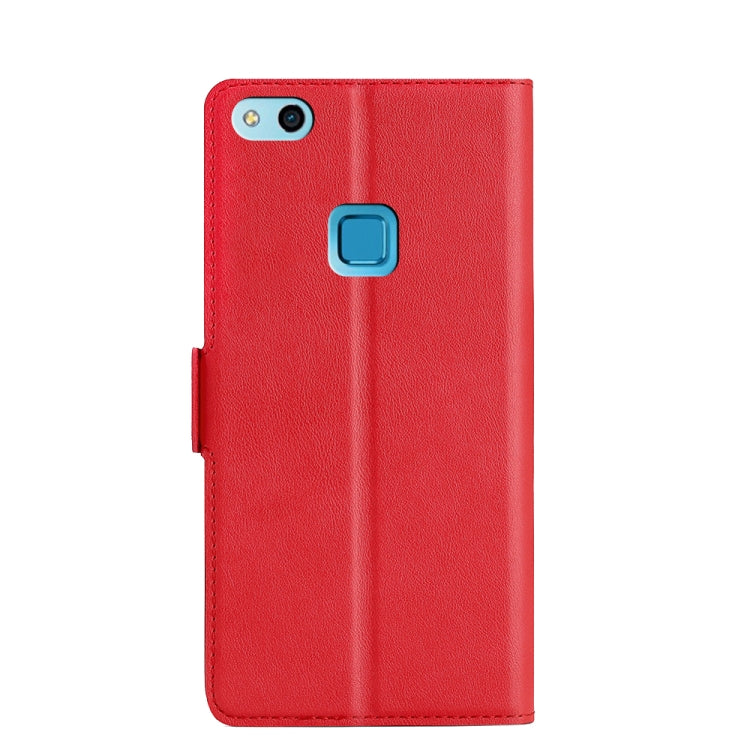 For Huawei P10 Lite Ultra-thin Voltage Side Buckle PU + TPU Leather Phone Case