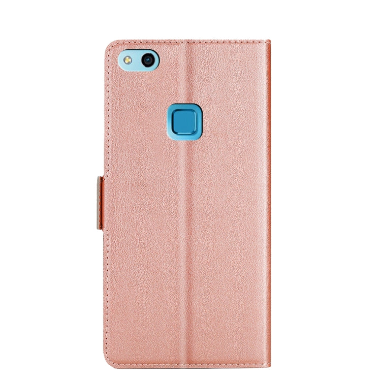 For Huawei P10 Lite Ultra-thin Voltage Side Buckle PU + TPU Leather Phone Case
