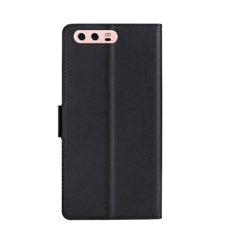 For Huawei P10 Plus Ultra-thin Voltage Side Buckle PU + TPU Leather Phone Case