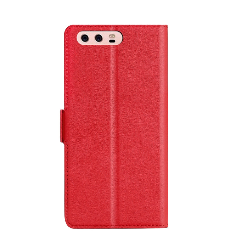 For Huawei P10 Plus Ultra-thin Voltage Side Buckle PU + TPU Leather Phone Case