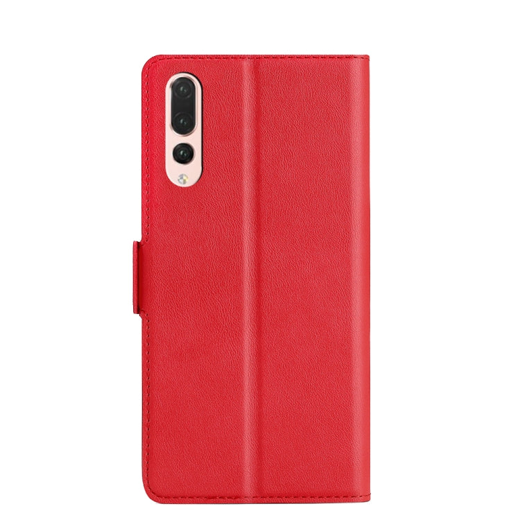 For Huawei P20 Pro Ultra-thin Voltage Side Buckle PU + TPU Leather Phone Case