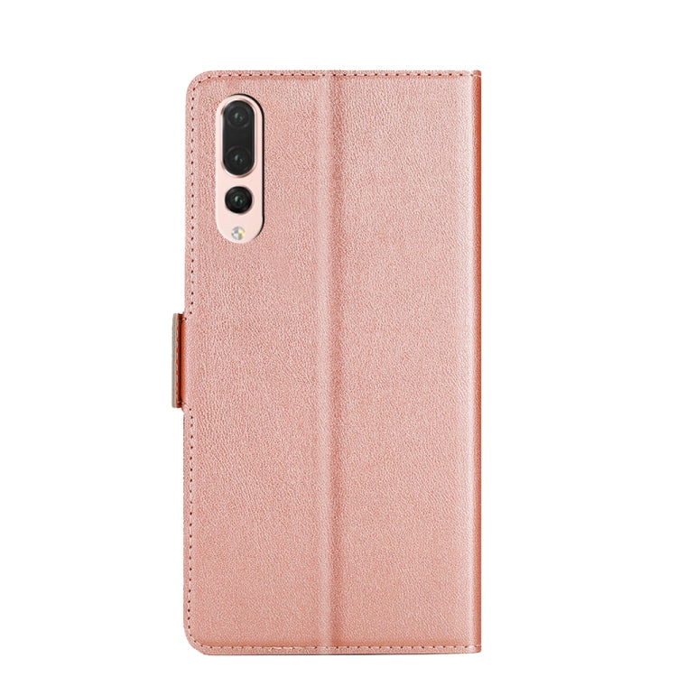 For Huawei P20 Pro Ultra-thin Voltage Side Buckle PU + TPU Leather Phone Case