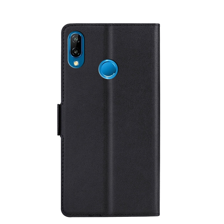 For Huawei P20 Lite / Honor Play Ultra-thin Voltage Side Buckle PU + TPU Leather Phone Case