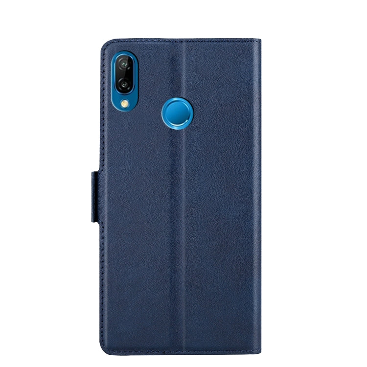 For Huawei P20 Lite / Honor Play Ultra-thin Voltage Side Buckle PU + TPU Leather Phone Case