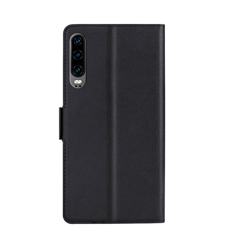 For Huawei P30 Ultra-thin Voltage Side Buckle PU + TPU Leather Phone Case