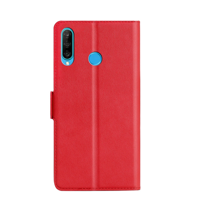 For Huawei P30 Lite / Nove 4e Ultra-thin Voltage Side Buckle PU + TPU Leather Phone Case