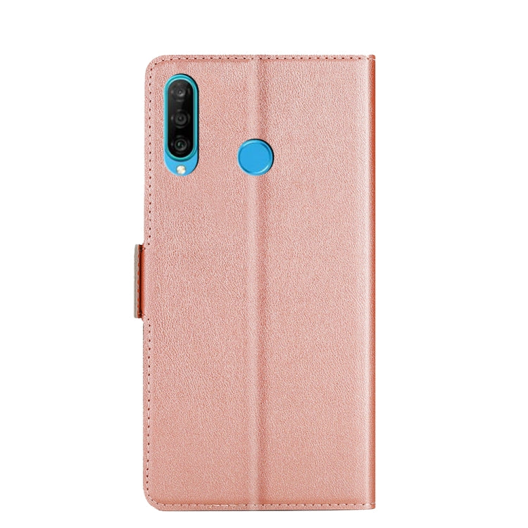 For Huawei P30 Lite / Nove 4e Ultra-thin Voltage Side Buckle PU + TPU Leather Phone Case