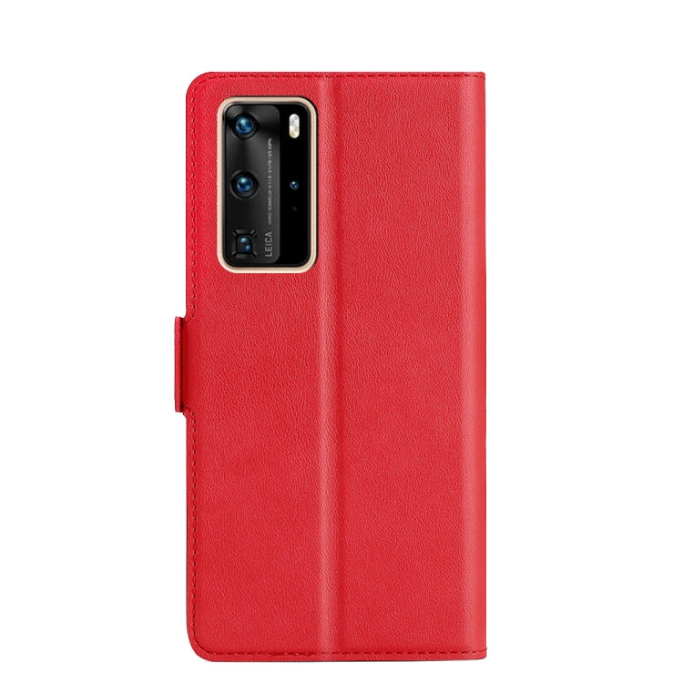 For Huawei P40 Pro Ultra-thin Voltage Side Buckle PU + TPU Leather Phone Case