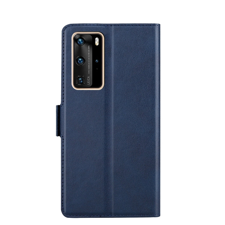 For Huawei P40 Pro Ultra-thin Voltage Side Buckle PU + TPU Leather Phone Case