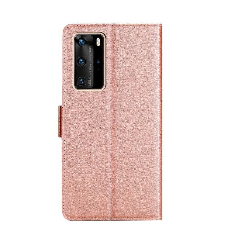 For Huawei P40 Pro Ultra-thin Voltage Side Buckle PU + TPU Leather Phone Case