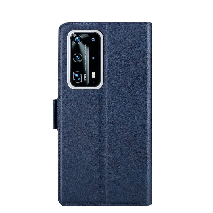For Huawei P40 Pro+ Ultra-thin Voltage Side Buckle PU + TPU Leather Phone Case