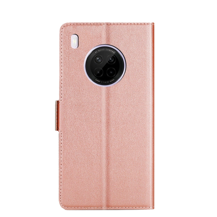 For Huawei Y9A Ultra-thin Voltage Side Buckle PU + TPU Leather Phone Case