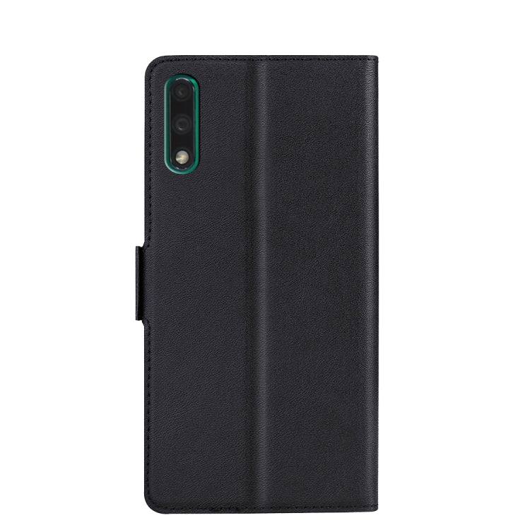 For Huawei Enjoy 10 Ultra-thin Voltage Side Buckle PU + TPU Leather Phone Case