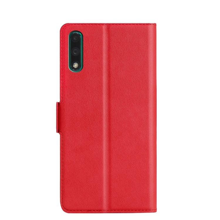 For Huawei Enjoy 10 Ultra-thin Voltage Side Buckle PU + TPU Leather Phone Case