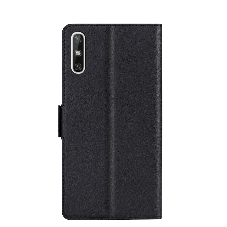 For Huawei Enjoy 10E Ultra-thin Voltage Side Buckle PU + TPU Leather Phone Case