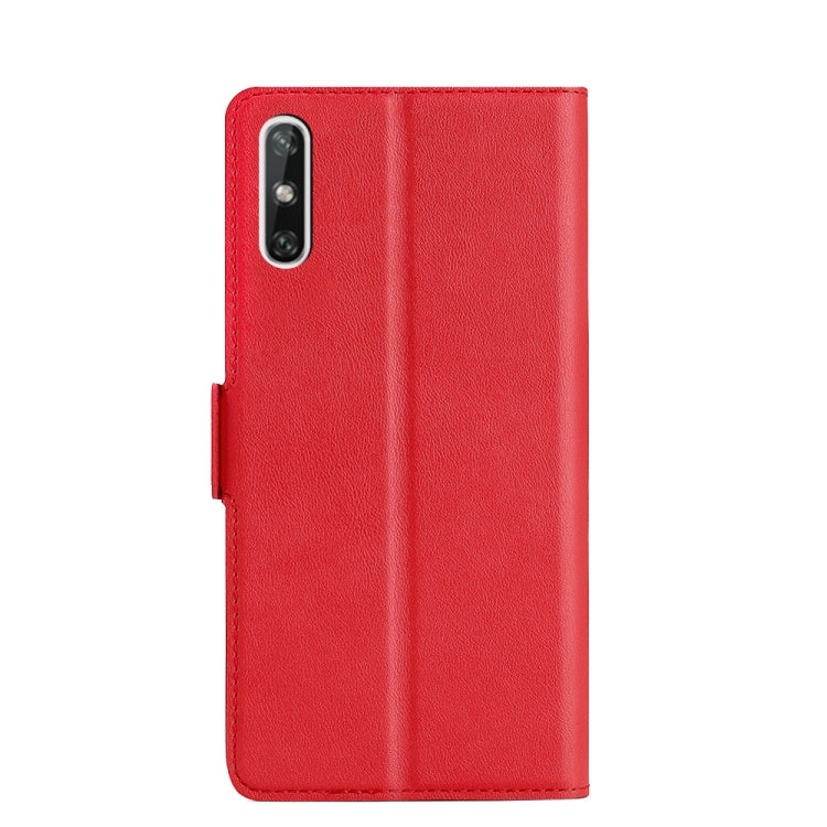 For Huawei Enjoy 10E Ultra-thin Voltage Side Buckle PU + TPU Leather Phone Case