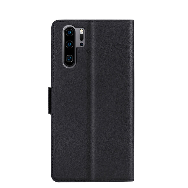 For Huawei P30 Pro Ultra-thin Voltage Side Buckle PU + TPU Leather Phone Case