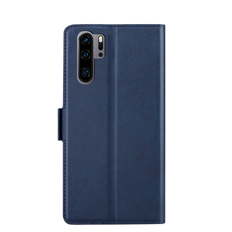For Huawei P30 Pro Ultra-thin Voltage Side Buckle PU + TPU Leather Phone Case