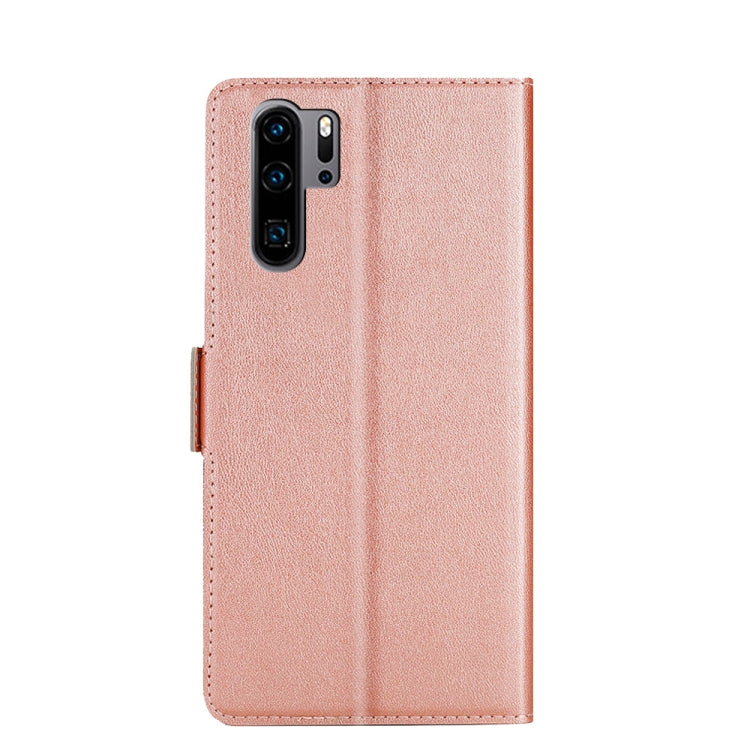 For Huawei P30 Pro Ultra-thin Voltage Side Buckle PU + TPU Leather Phone Case