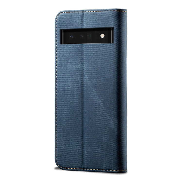 For Google Pixel 7 Pro 5G Denim Texture Leather Phone Case