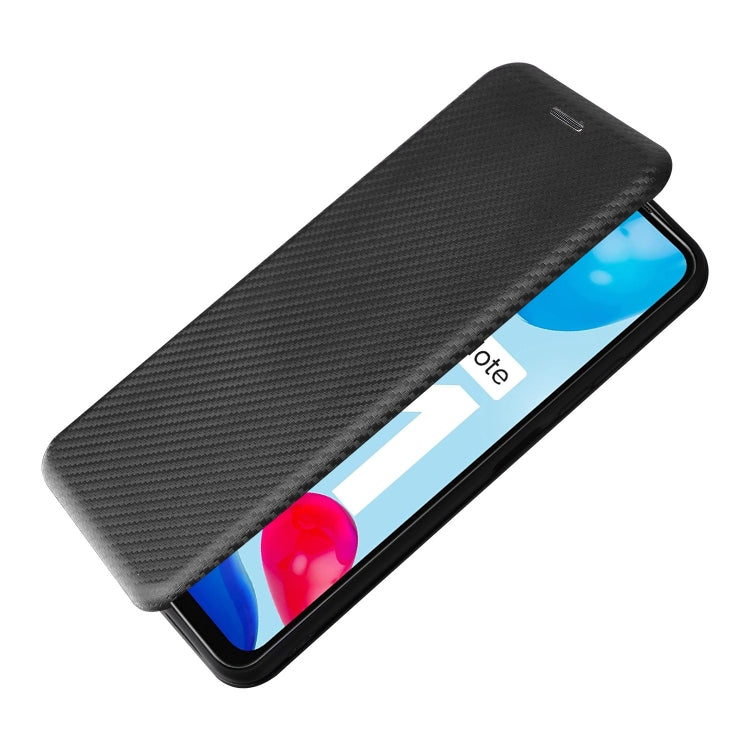 For Xiaomi Redmi Note 11 4G / Note 11S 4G Carbon Fiber Texture Leather Phone Case