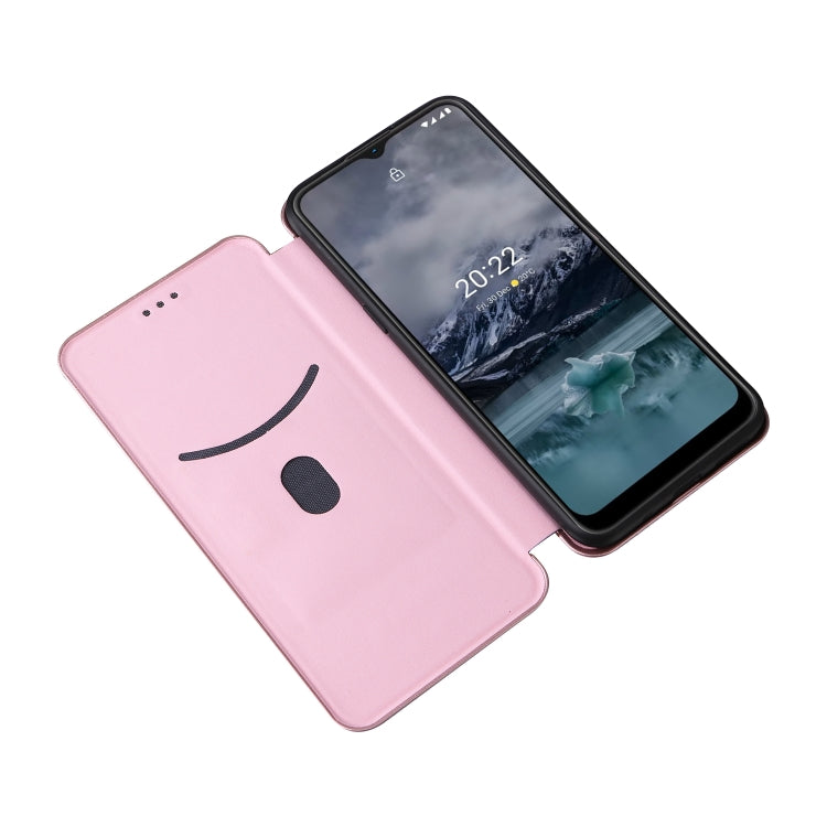 For Nokia G11 / G21 Carbon Fiber Texture Leather Phone Case