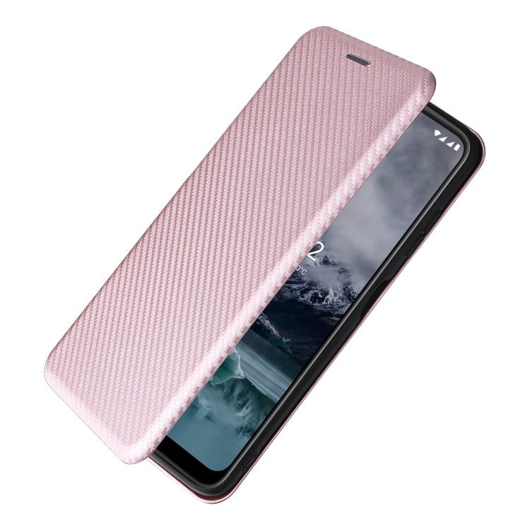 For Nokia G11 / G21 Carbon Fiber Texture Leather Phone Case