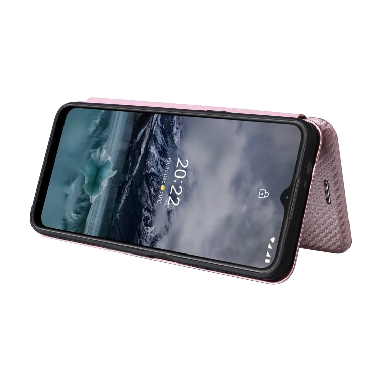 For Nokia G11 / G21 Carbon Fiber Texture Leather Phone Case